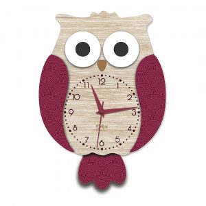 OROLOGIO A PENDOLO - GUFO CARMINIO