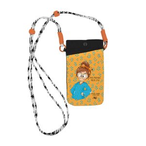 MINI BORSA A TRACOLLA PENSIERI COLORATI - POCA PAZIENZA...
