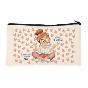 BEAUTY CASE PENSIERI COLORATI - NERVOSA MA ADORABILE