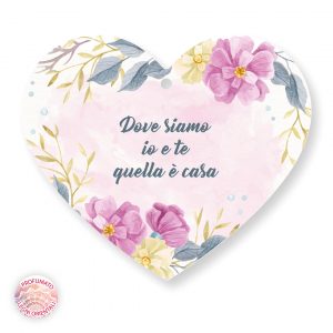 IO&TE SIAMO CASA - targa profumata