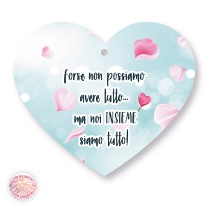 INSIEME SIAMO TUTTO - targa profumata