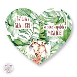 MIGLIORI GENITORI- targa profumata