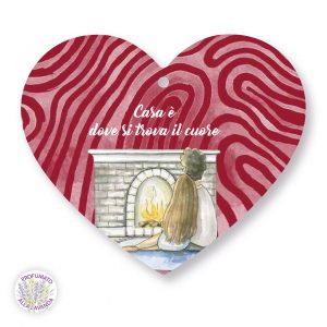 CASA È CUORE - targa profumata