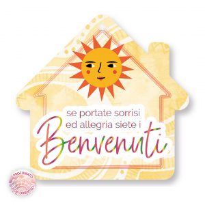 BENVENUTI - targa profumata