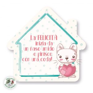 GATTO FELICE - targa profumata