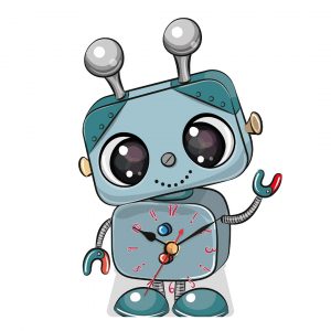 OROLOGIO DA TAVOLO - ROBOT