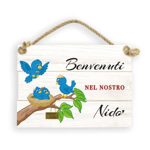 BENVENUTI NEL NOSTRO NIDO - targa country