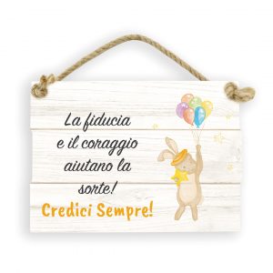 La fiducia e il coraggio... - targa country