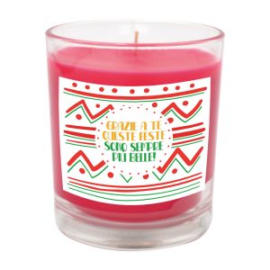 GRAZIE A TE QUESTE FESTE... - CANDELA PROFUMATA NATALE