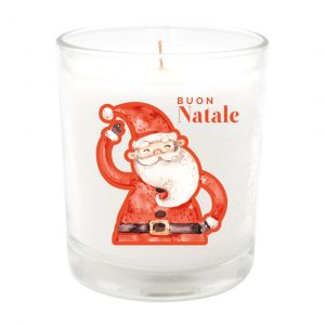 BUON NATALE (babbo natale) - CANDELA PROFUMATA NATALE
