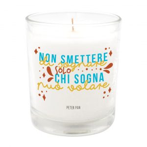 NON SMETTERE DI SOGNARE...(peter pan) - CANDELA PROFUMATA NATALE