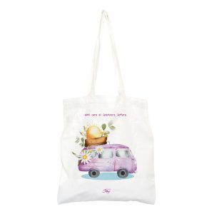 BORSA WATERCOLOR - ABBI CURA DI SPLENDERE SEMPRE