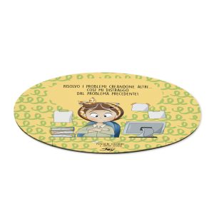MOUSEPAD PENSIERI COLORATI - RISOLVO I PROBLEMI
