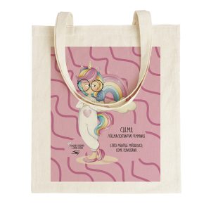 TOTE BAG PENSIERI COLORATI - CALMA