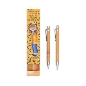 KIT SCRITTURA BAMBOO PENSIERI COLORATI - QUELLA VOCINA CHE TI SUGGERISCE