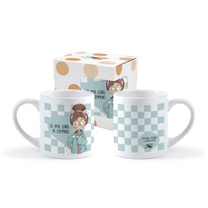TAZZINA CAFFÈ PENSIERI COLORATI - LA VITA CORRE