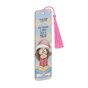 SEGNALIBRO IN ALLUMINIO PENSIERI COLORATI - DOVE FINISCONO LE PAROLE