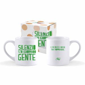 TAZZINA CAFFÈ - SILENZIO STO IGNORANDO GENTE E MI RIESCE ANCHE FIN TROPPO BENE