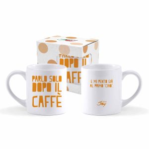 TAZZINA CAFFÈ - PARLO SOLO DOPO IL CAFFÈ E MI PENTO GIÀ AL PRIMO “CIAO”