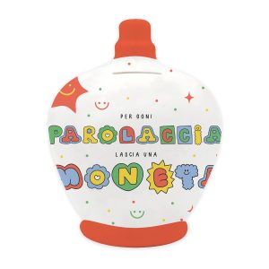 SALVADANAIO CON FORO - PER OGNI PAROLACCIA