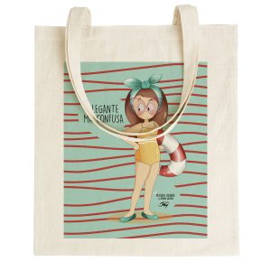 TOTE BAG SUMMER PENSIERI COLORATI - ELEGANTE MA CONFUSA