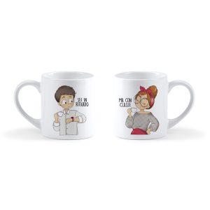 TAZZINE CAFFÈ PER DUE PENSIERI COLORATI - SEI IN RITARDO. MA CON CLASSE.