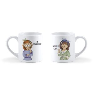 TAZZINE CAFFÈ PER DUE PENSIERI COLORATI - UN CONSIGLIO? BEVI UN CAFFÈ.