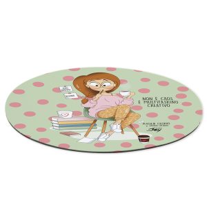 MOUSEPAD PENSIERI COLORATI - NON È CAOS. È MULTITASKING CREATIVO